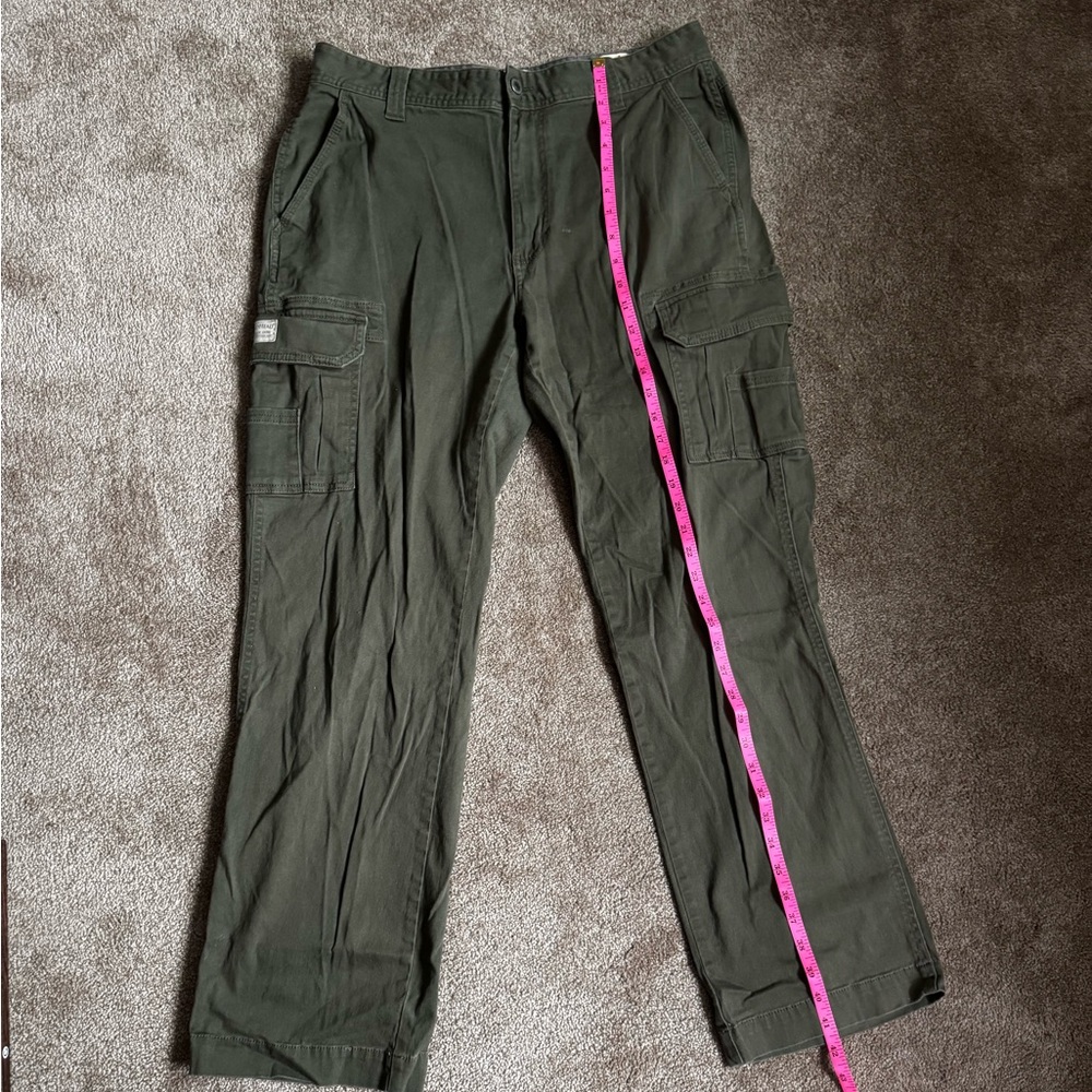 green cargo pants